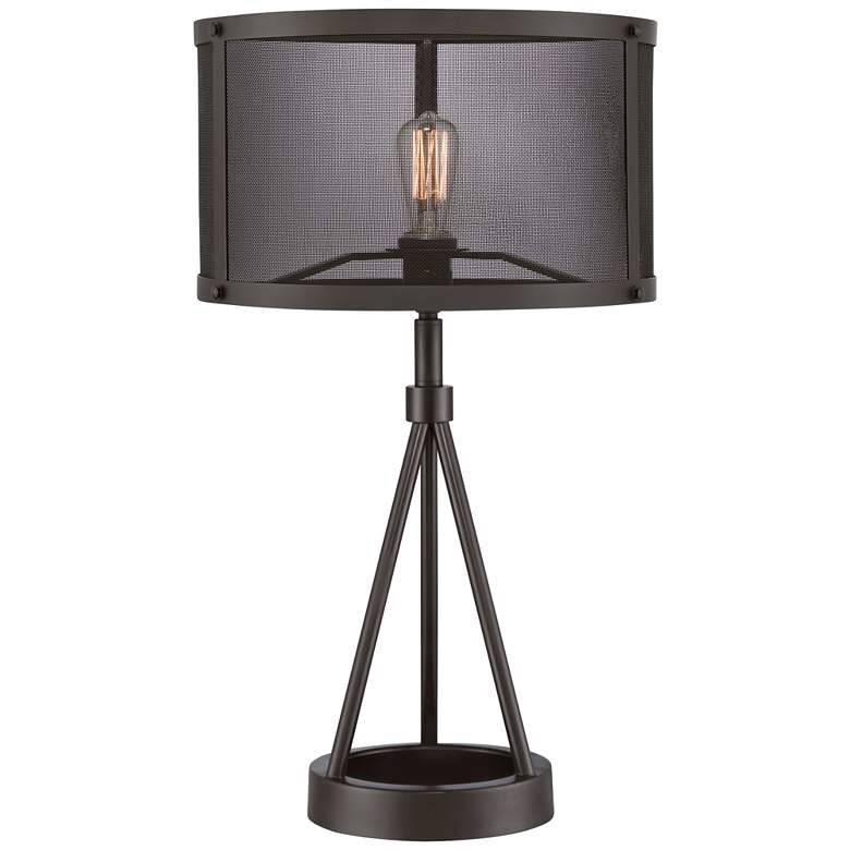 Image 1 Quoizel Union Station Western Bronze Table Lamp