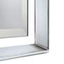 Quoizel Uptown Ritz Chrome 26" x 34" Rectangular Wall Mirror