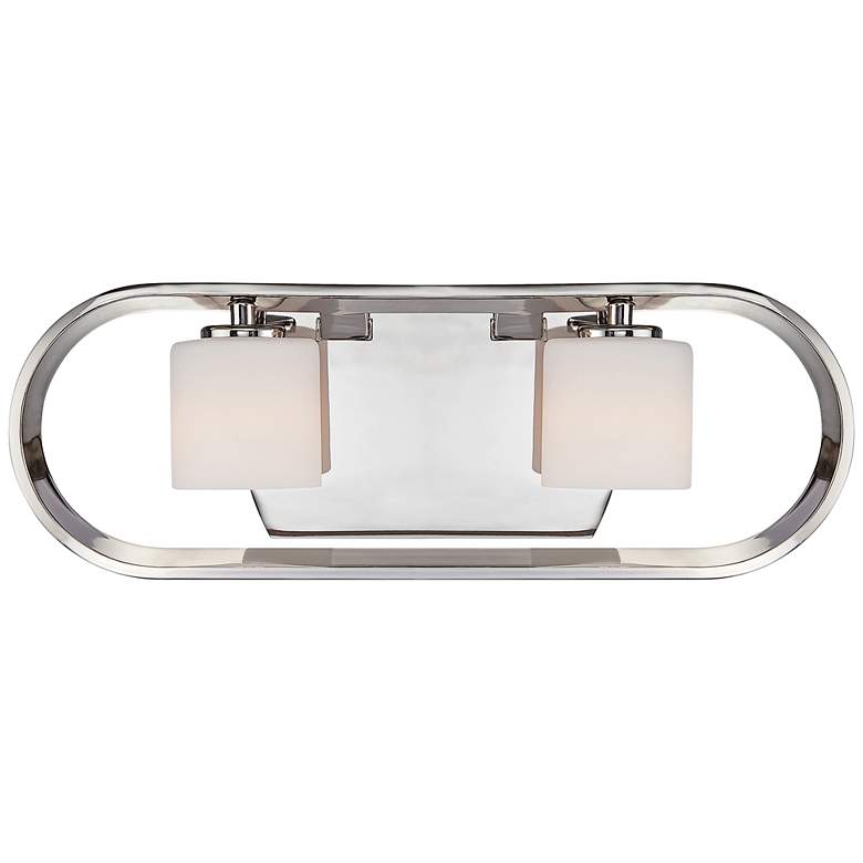Image 1 Quoizel Uptown Theater Row 17 inch Wide Silver Bath Light