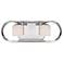 Quoizel Uptown Theater Row 17" Wide Silver Bath Light