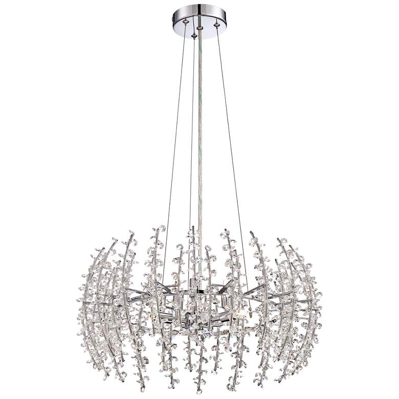 Image 5 Quoizel Valla 20" Wide Polished Chrome Pendant more views