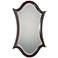 Quoizel Vanderbilt Bronze 24" x 36" Shield Wall Mirror