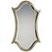 Quoizel Vanderbilt Silver 24" x 36" Shield Wall Mirror