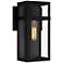 Quoizel Vanessa 13" High Matte Black Outdoor Wall Light