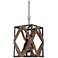 Quoizel Veranda 15 3/4"W Bronze Cage Foyer Chandelier