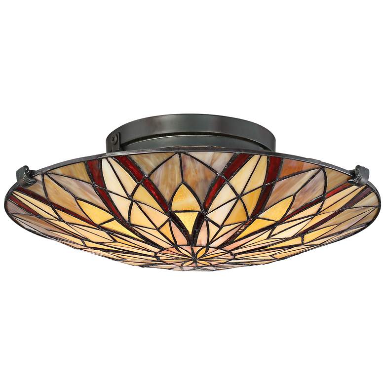 Image 2 Quoizel Victory 16 1/4" Wide Valiant Bronze Ceiling Light