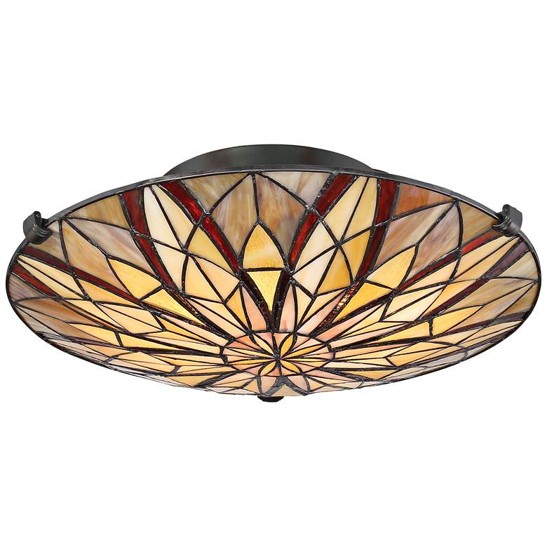 Image 3 Quoizel Victory 16 1/4" Wide Valiant Bronze Ceiling Light more views