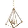 2_Quoizel Viewpoint 24" Wide Weathered Brass 4-Light Pendant more views