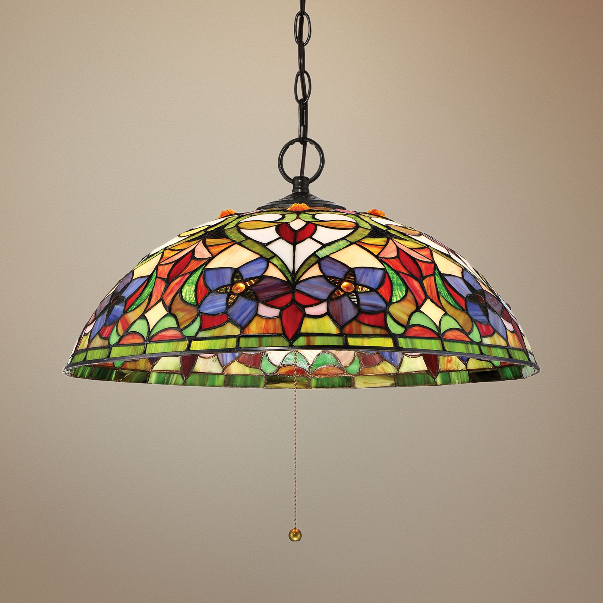 tiffany style hanging light