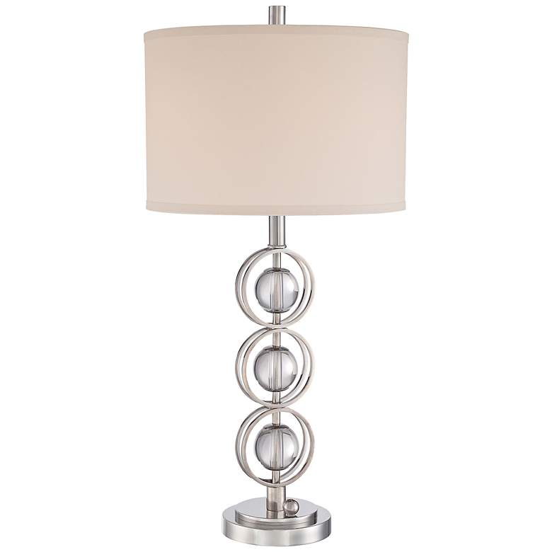 Image 1 Quoizel Vivid Legend Polished Nickel Table Lamp