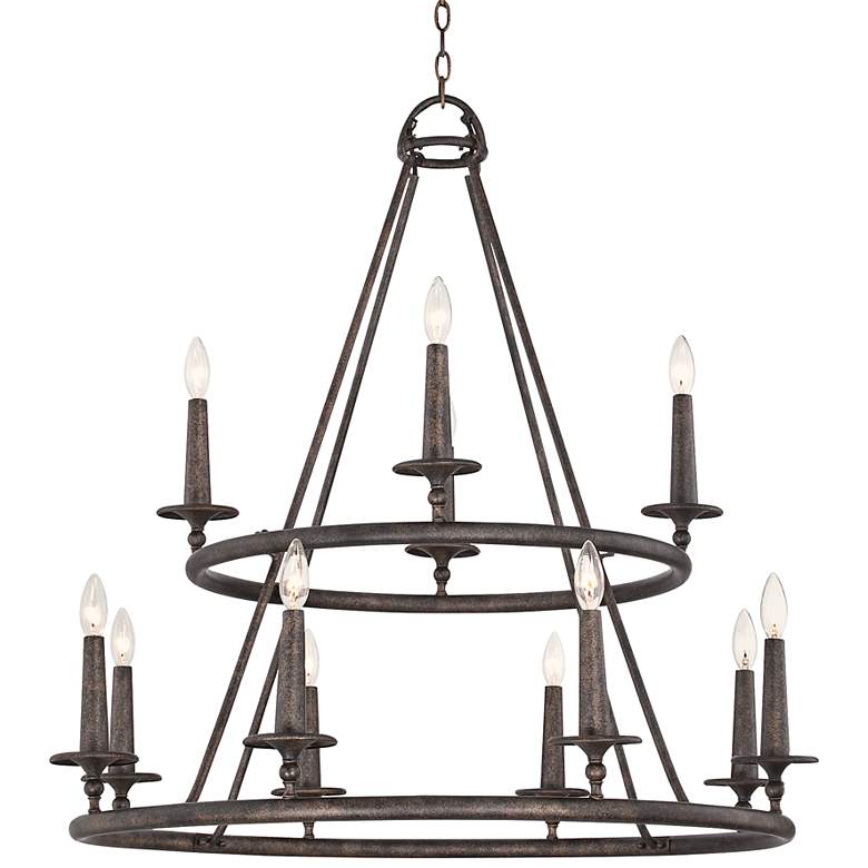 Image 2 Quoizel Voyager 36" Wide Malaga Chandelier