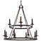 Quoizel Voyager 36" Wide Malaga Chandelier