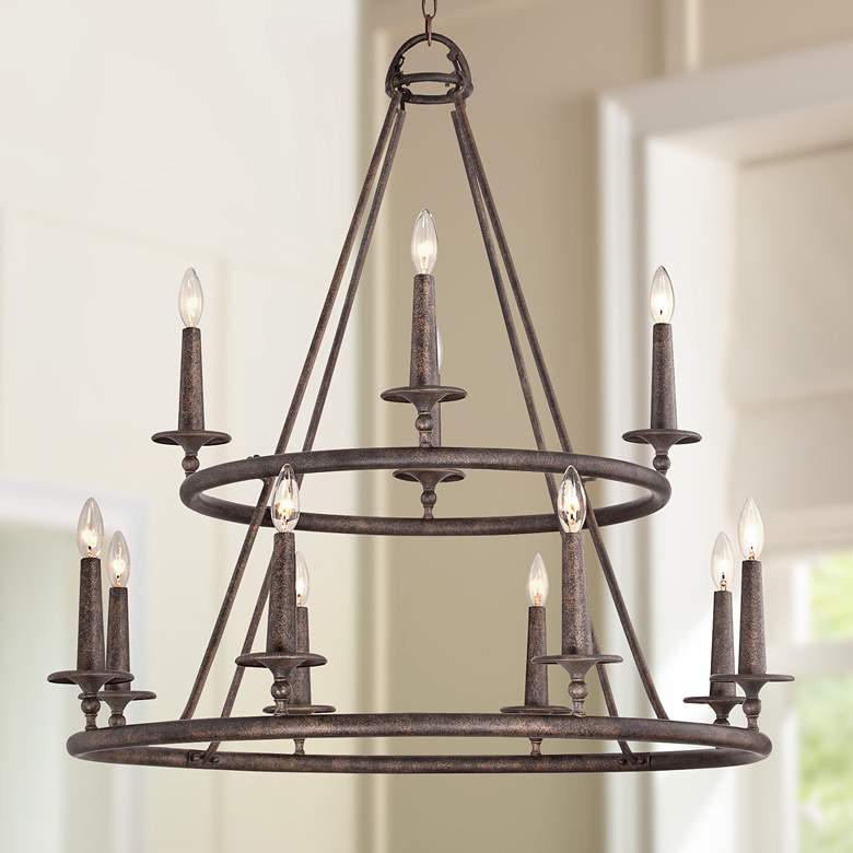 Image 1 Quoizel Voyager 36" Wide Malaga Chandelier