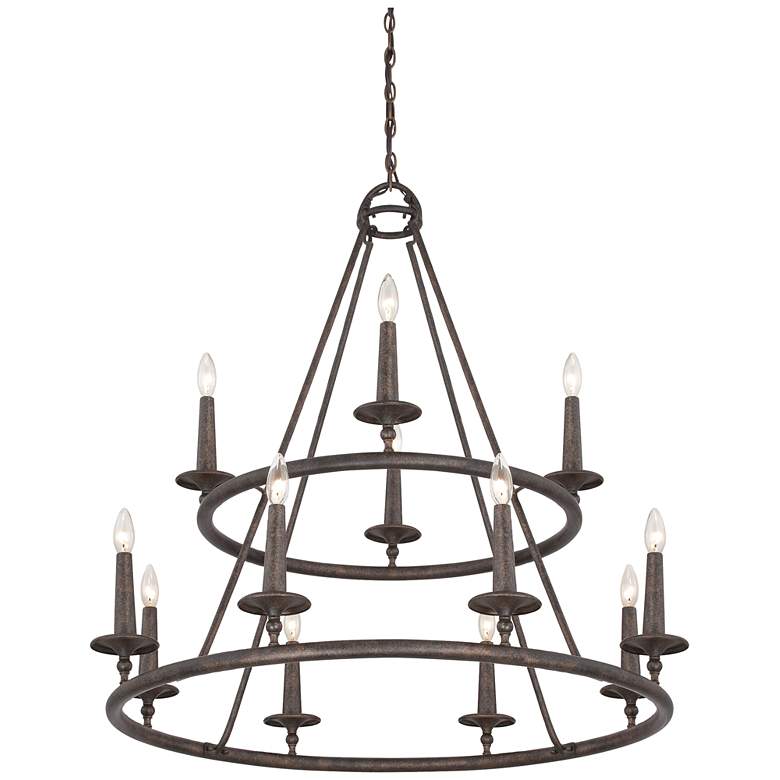 Image 3 Quoizel Voyager 36" Wide Malaga Chandelier more views