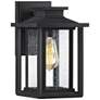 Quoizel Wakefield 11" High Earth Black Outdoor Wall Light