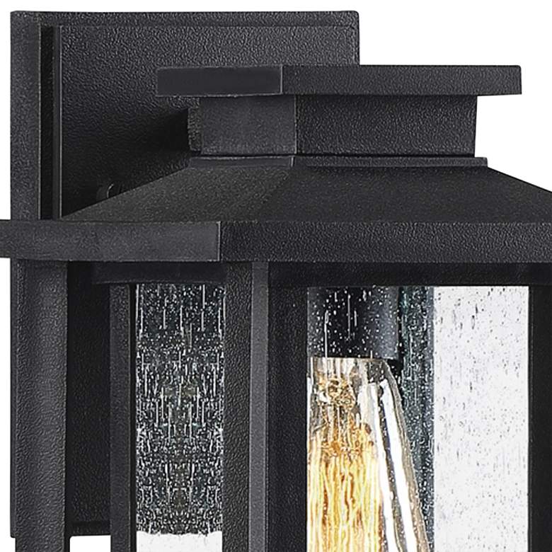 Image 2 Quoizel Wakefield 11" High Earth Black Outdoor Wall Light more views