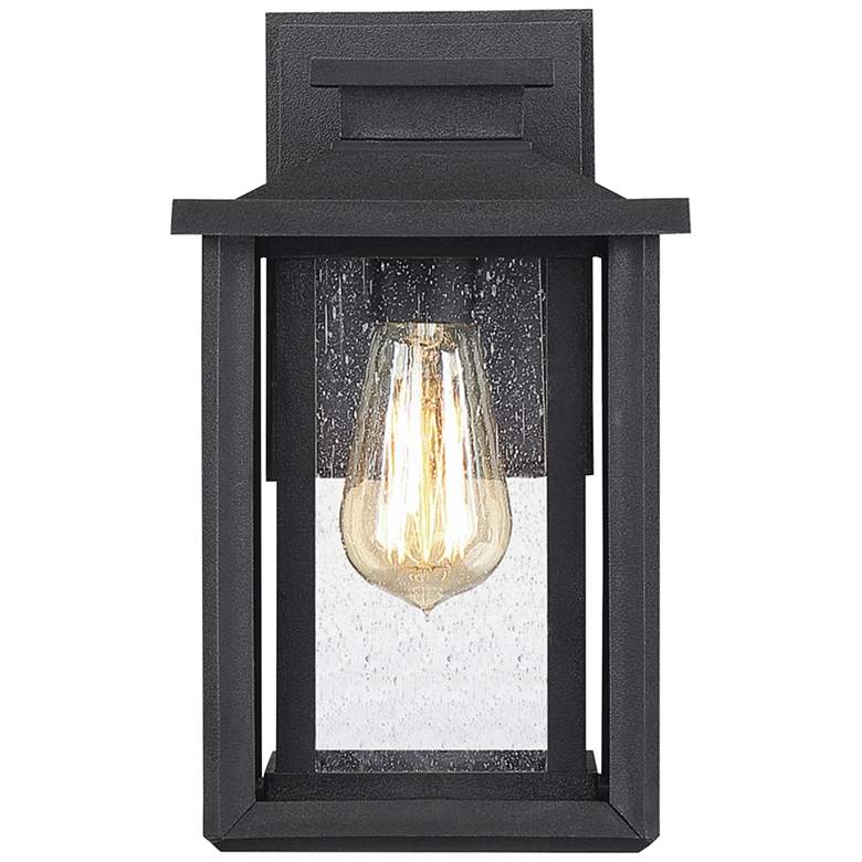 Image 3 Quoizel Wakefield 11 inch High Earth Black Outdoor Wall Light more views