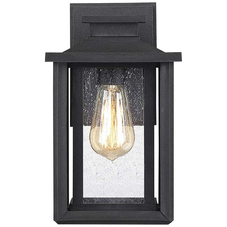 Image 3 Quoizel Wakefield 11" High Earth Black Outdoor Wall Light more views