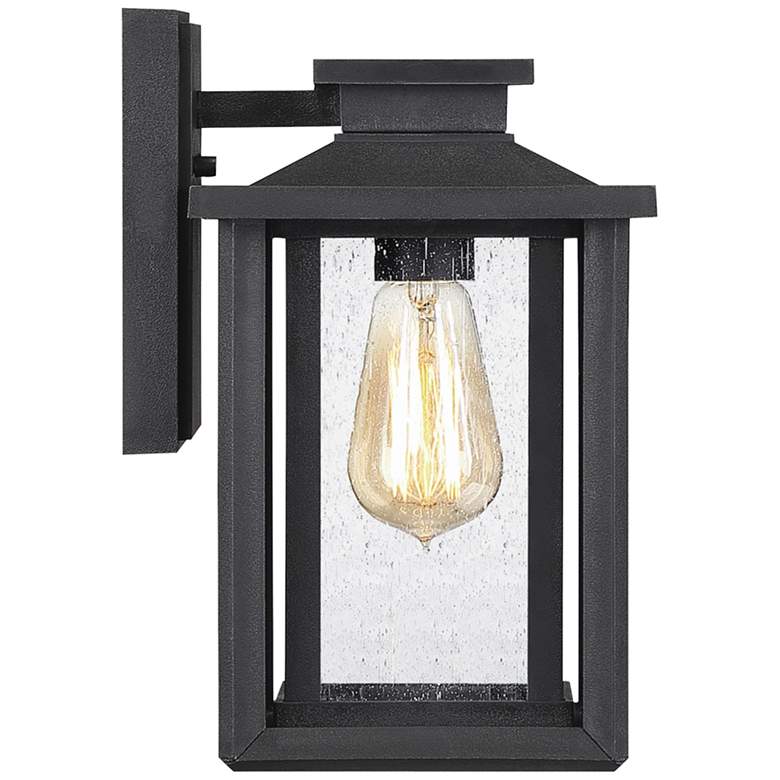 Image 4 Quoizel Wakefield 11 inch High Earth Black Outdoor Wall Light more views