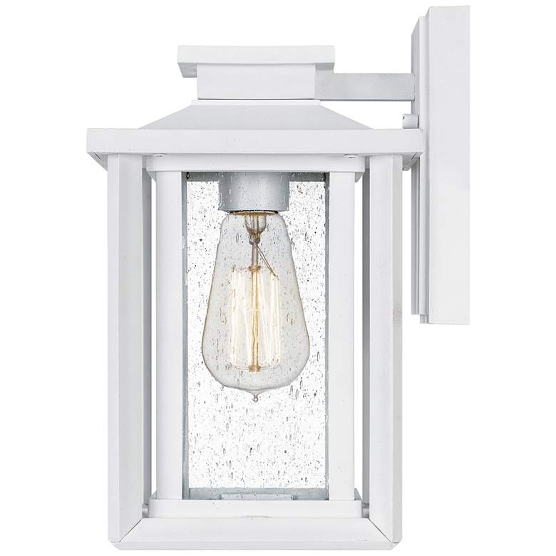 Image 3 Quoizel Wakefield 11 inch High White Lustre Outdoor Wall Light more views