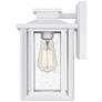 Quoizel Wakefield 11" High White Lustre Outdoor Wall Light