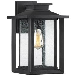 Quoizel Wakefield 14&quot; High Earth Black Outdoor Wall Light