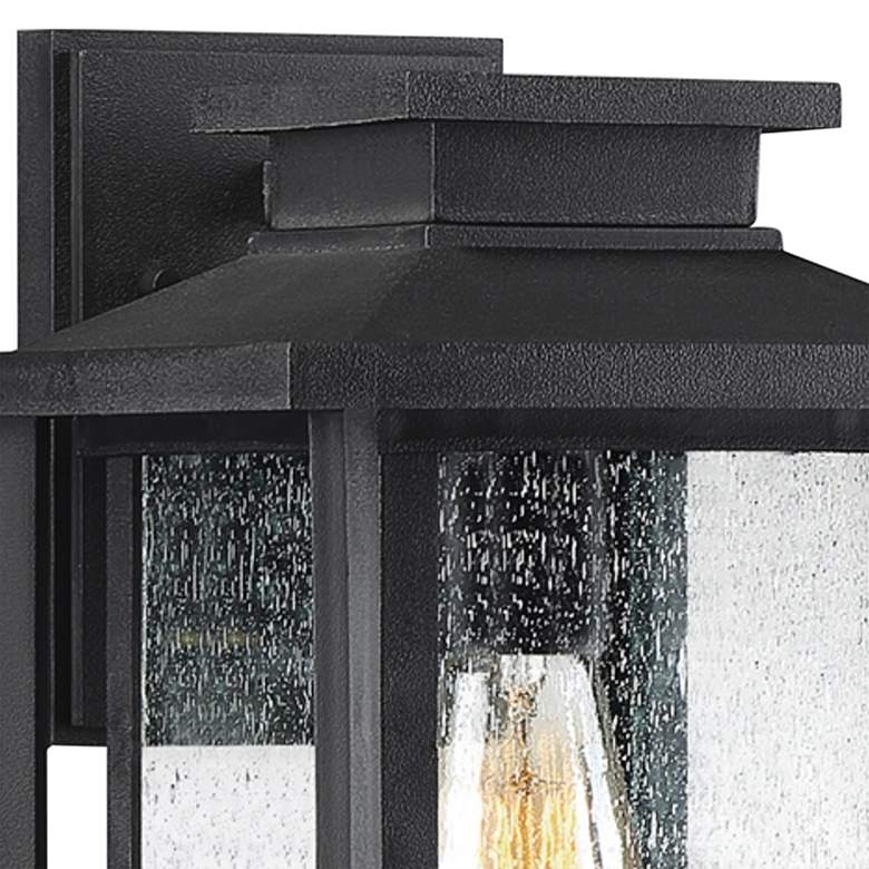 Image 2 Quoizel Wakefield 14 inch High Earth Black Outdoor Wall Light more views