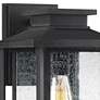 Quoizel Wakefield 14" High Earth Black Outdoor Wall Light