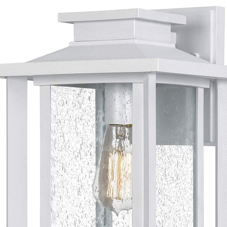 Image 2 Quoizel Wakefield 14" High White Lustre Outdoor Wall Light more views