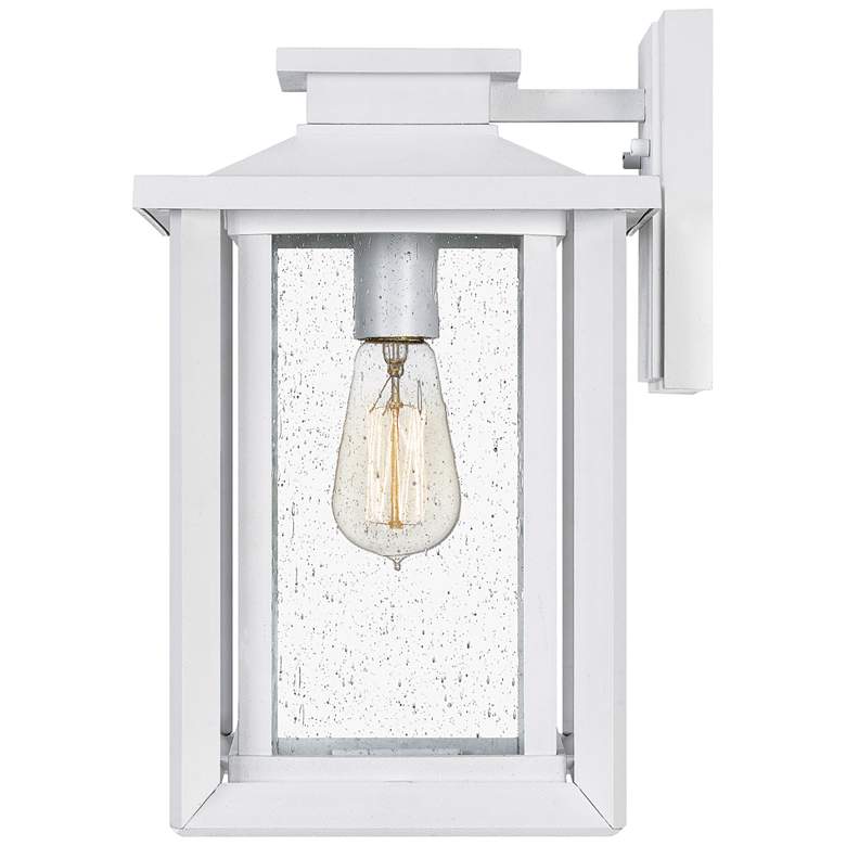Image 3 Quoizel Wakefield 14 inch High White Lustre Outdoor Wall Light more views