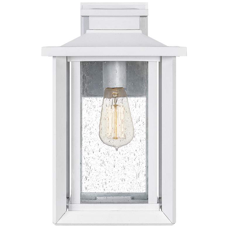 Quoizel Wakefield 14&quot; High White Lustre Outdoor Wall Light more views