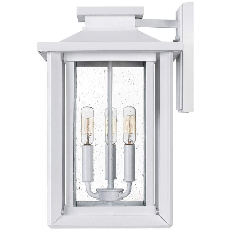Image 3 Quoizel Wakefield 17 inch High White Lustre Outdoor Wall Light more views