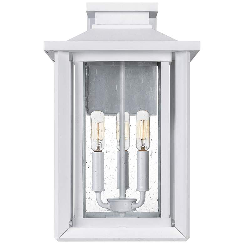 Image 4 Quoizel Wakefield 17 inch High White Lustre Outdoor Wall Light more views