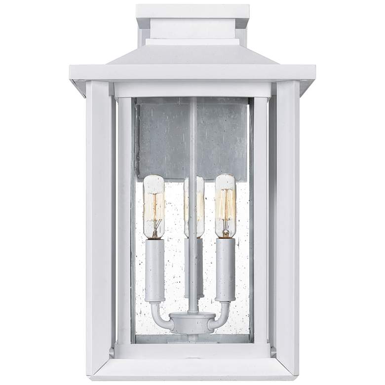 Image 4 Quoizel Wakefield 17" High White Lustre Outdoor Wall Light more views