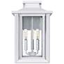 Quoizel Wakefield 17" High White Lustre Outdoor Wall Light