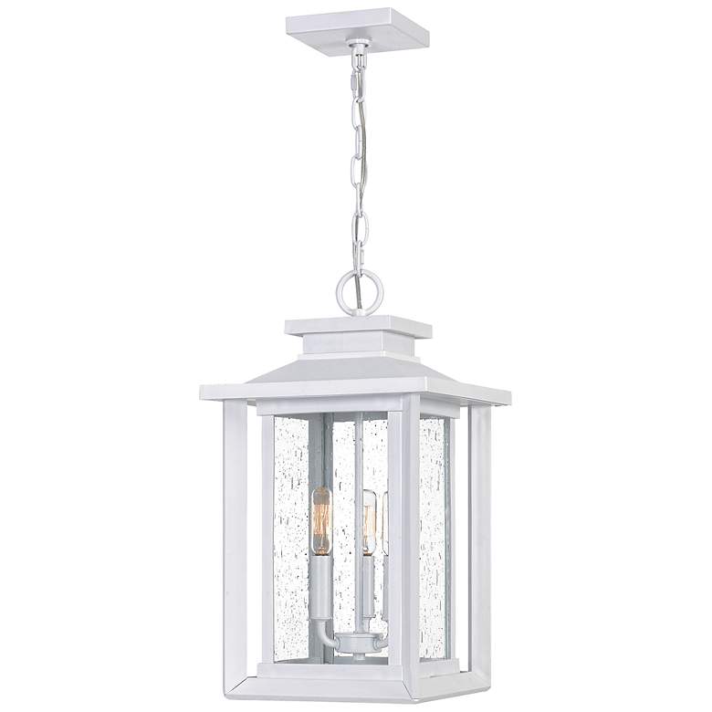 Image 2 Quoizel Wakefield 19 1/2" High White Outdoor Hanging Light