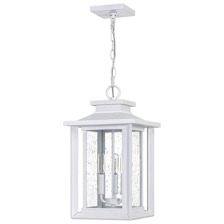 Image 3 Quoizel Wakefield 19 1/2" High White Outdoor Hanging Light more views