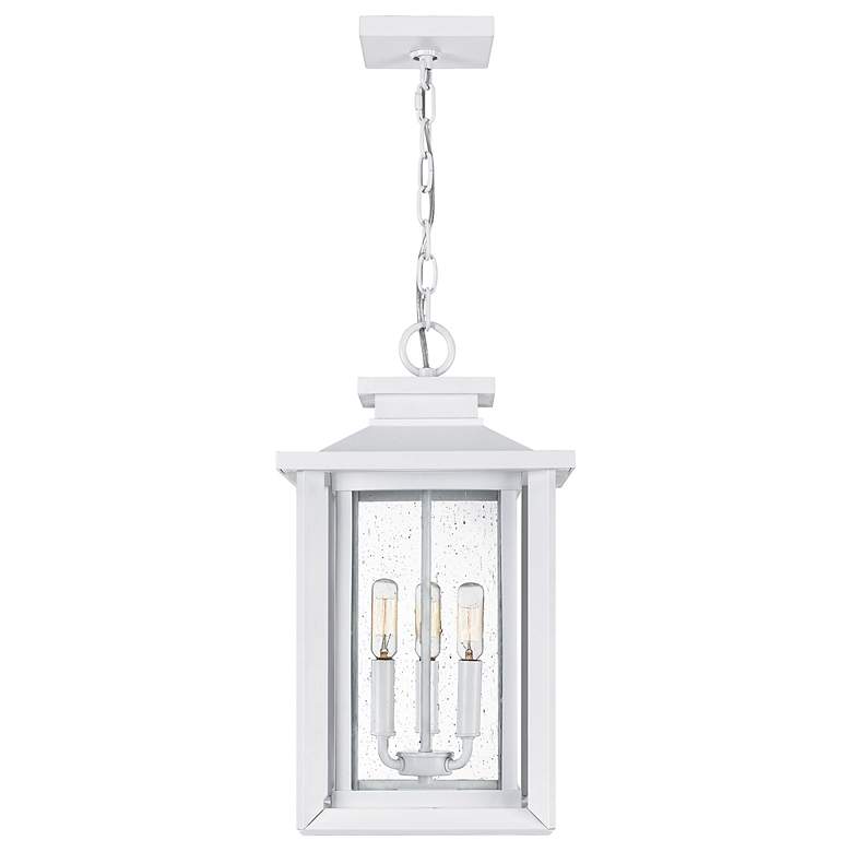 Image 4 Quoizel Wakefield 19 1/2" High White Outdoor Hanging Light more views