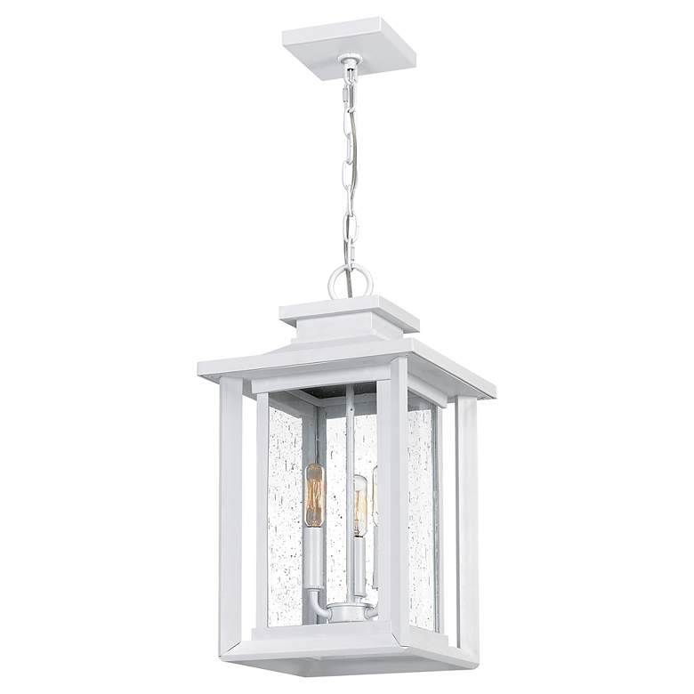Image 5 Quoizel Wakefield 19 1/2" High White Outdoor Hanging Light more views