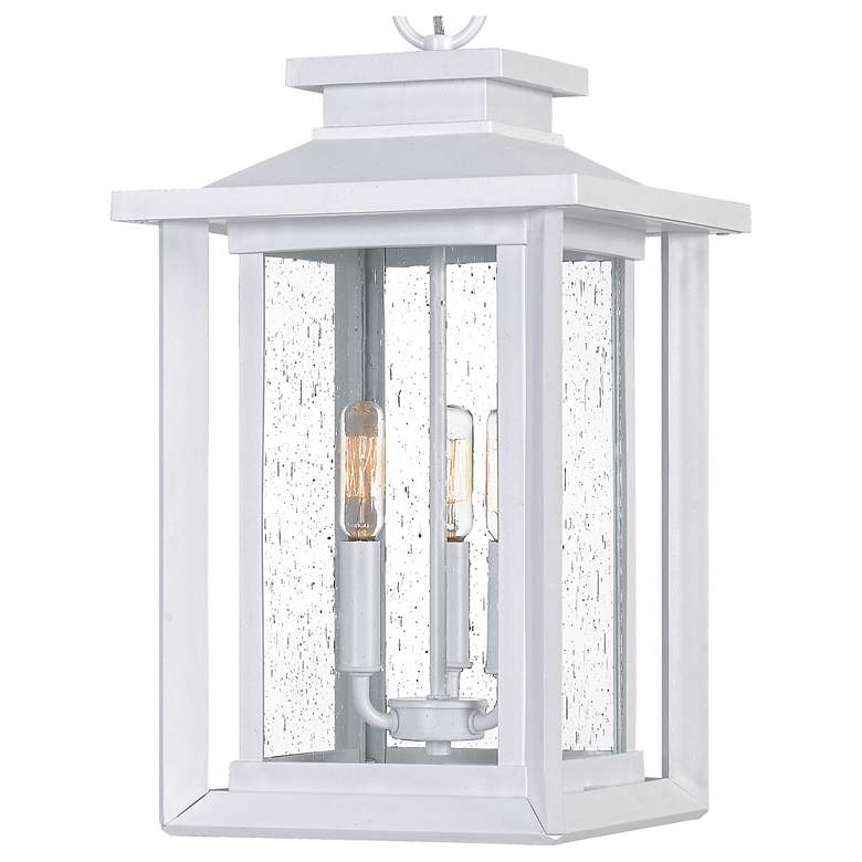 Image 6 Quoizel Wakefield 19 1/2" High White Outdoor Hanging Light more views
