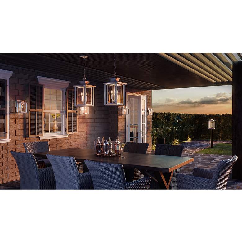 Image 7 Quoizel Wakefield 19 1/2" High White Outdoor Hanging Light more views