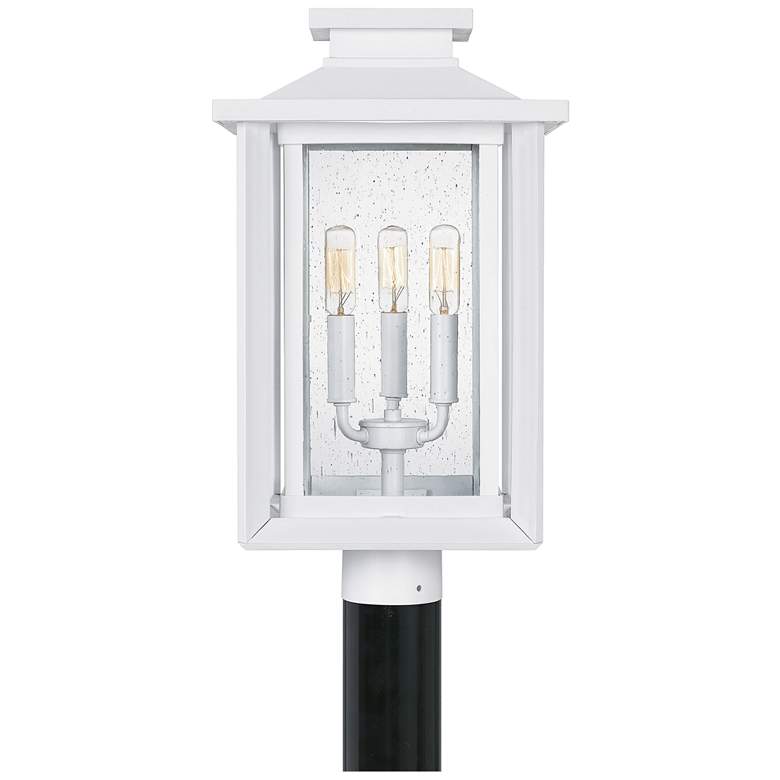 Image 3 Quoizel Wakefield 19 1/4"H White Lustre Outdoor Post Light more views