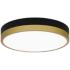 Quoizel Weldin 11" Wide Matte Black Gold LED Ceiling Light