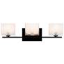 1_Quoizel Westcap 22 1/2" Wide Matte Black 3-Light Bath Light
