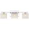 Quoizel Westcap 22 1/2" Wide Polished Chrome 3-Light Bath Light