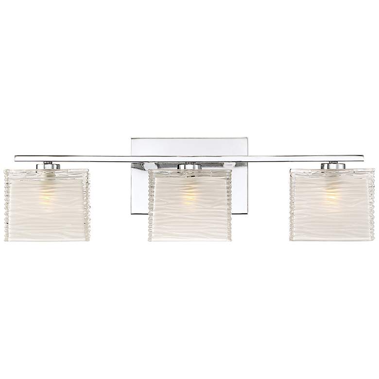 Image 1 Quoizel Westcap 22 1/2"W Polished Chrome 3-Light Bath Light