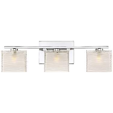 Quoizel Westcap 22 1/2" Wide Polished Chrome 3-Light Bath Light