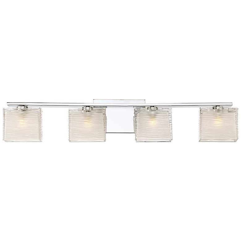 Image 1 Quoizel Westcap 32" Wide Polished Chrome 4-Light Bath Light