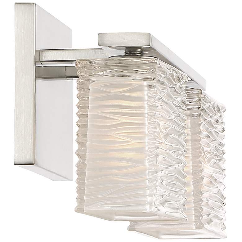 Image 3 Quoizel Westcap 6 3/4" High Brushed Nickel 2-Light Wall Sconce more views