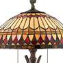 6_Quoizel Western Place 26 1/2" Bronze Tiffany-Style Glass Table Lamp more views